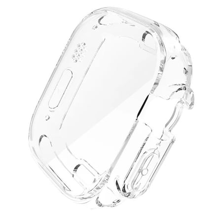 CaseOnn Apple Watch Ultra 3 49mm Kılıf Ekran Korumalı 360 Tam Koruma Şeffaf