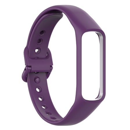 CaseOnn Samsung Galaxy Fit 2 Kordon (SM-R220) Tam Korumalı Spor Silikon Kayış Mor