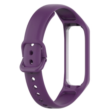 CaseOnn Samsung Galaxy Fit 2 Kordon (SM-R220) Tam Korumalı Spor Silikon Kayış Mor