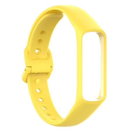 CaseOnn Samsung Galaxy Fit E Kordon (SM-R375) Tam Korumalı Spor Silikon Kayış Sarı