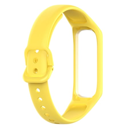 CaseOnn Samsung Galaxy Fit E Kordon (SM-R375) Tam Korumalı Spor Silikon Kayış Sarı