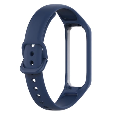 CaseOnn Samsung Galaxy Fit E Kordon (SM-R375) Tam Korumalı Spor Silikon Kayış Koyu Yeşil