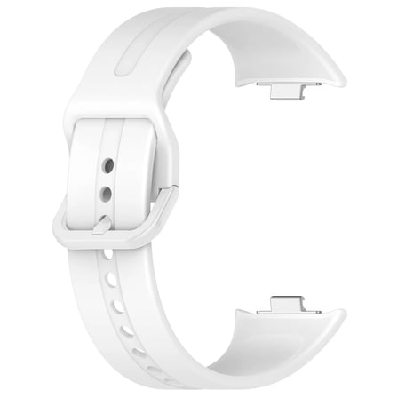 CaseOnn Xiaomi Redmi Watch 4 Kordon Esnek Spor Silikon Kayış Beyaz