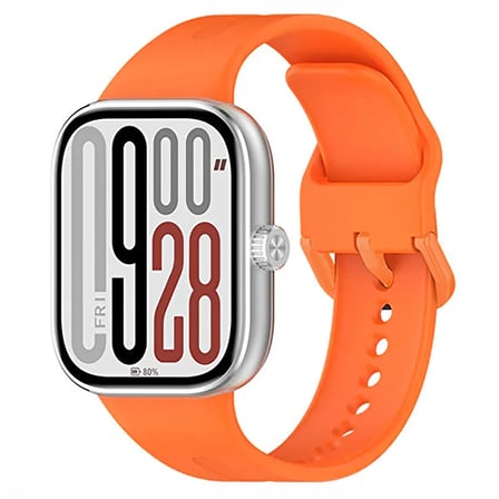 CaseOnn Xiaomi Smart Band 9 Pro Kordon Esnek Spor Silikon Kayış Turuncu