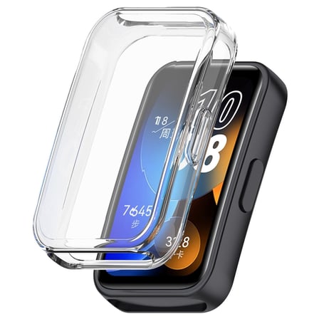 CaseOnn Huawei Band 8 Kılıf Ekran Korumalı 360 Tam Koruma Şeffaf