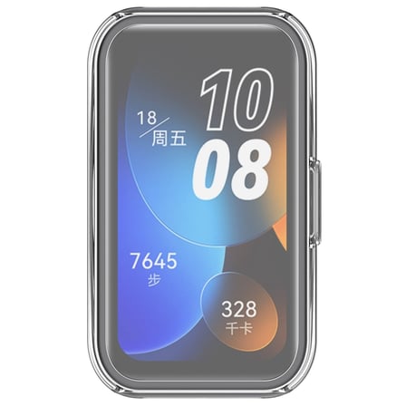 CaseOnn Huawei Band 8 Kılıf Ekran Korumalı 360 Tam Koruma Şeffaf