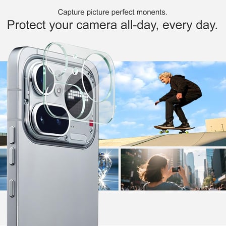 CaseOnn Nothing Phone (4a) Pro 9H Üstün Koruma Kamera Lens Koruyucu Şeffaf