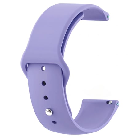 CaseOnn Samsung Galaxy Watch Active Kordon Esnek Spor Silikon Kayış Lila
