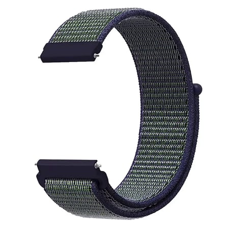 CaseOnn Huawei Watch GT 3 42mm Kordon Hasır Kumaş Nylon Kayış Lacivert