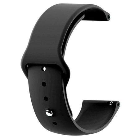 CaseOnn Amazfit GTR 4 Limited Edition Kordon Esnek Spor Silikon Kayış Siyah