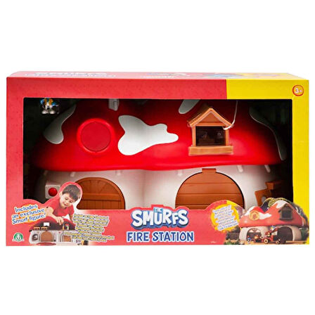 Smurfs Fire Station Sesli İtfaiye İstasyonu Oyun Seti