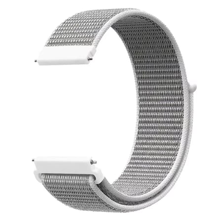 CaseOnn Amazfit T-Rex 3 Pro 48mm Kordon Hasır Kumaş Nylon Kayış Beyaz