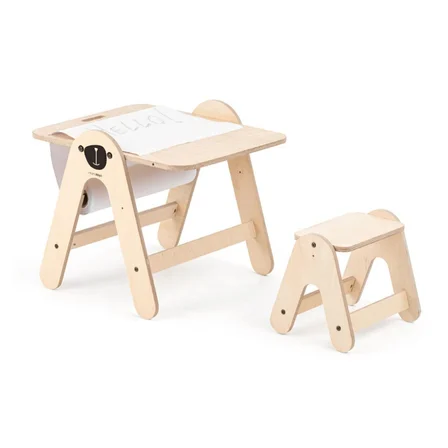 Missidea Bear Ahşap Aktivite Masası