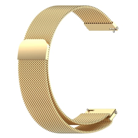 CaseOnn TCL Movetime MT43 Kordon Manyetik Metal Hasır Kayış Gold