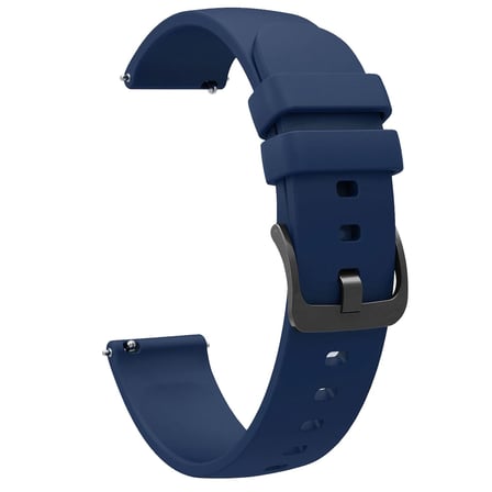 CaseOnn Xiaomi Watch S4 41mm Kordon Tokalı Esnek Spor Silikon Kayış Lacivert