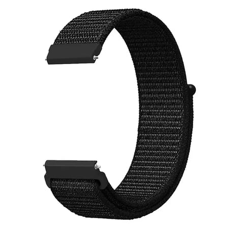 CaseOnn Huawei Watch GT 7 41mm Kordon Hasır Kumaş Nylon Kayış Siyah