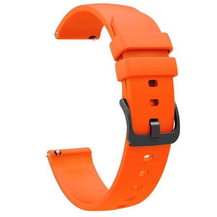 CaseOnn Garmin Venu 3S Kordon Tokalı Esnek Spor Silikon Kayış Turuncu