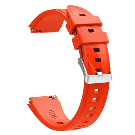 CaseOnn TCL Movetime Watch MT40SX Kordon Prizma Tokalı Spor Silikon Kayış Turuncu