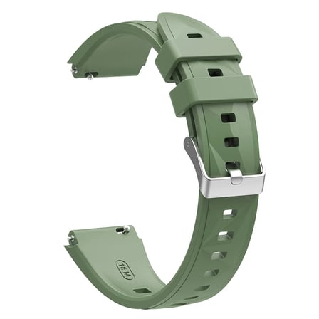 CaseOnn OnePlus Watch 3 (43 mm) Kordon Prizma Tokalı Spor Silikon Kayış Yeşil