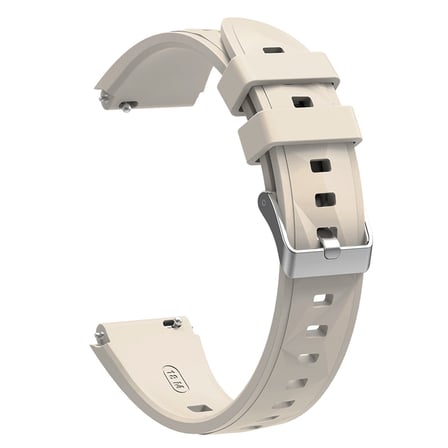 CaseOnn Huawei Watch GT 4 41mm Kordon Prizma Tokalı Spor Silikon Kayış Bej
