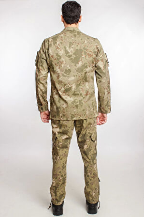 Kara Kuvvetleri Yeni Kamuflaj Renkli Uzun Kollu Taktik Gomlek Kargo Cepli Pantolon Alt ust Takim Long Sleeve Camouflage