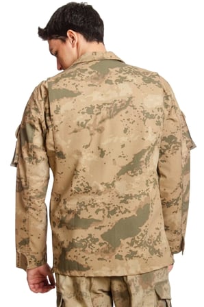 Jandarma col Kamuflaj Renkli Uzun Kollu Cepli Taktik Gomlek Long Sleeve Camouflage