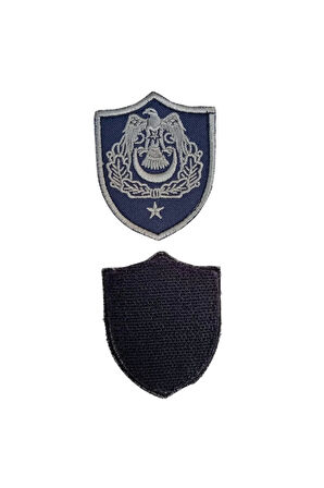 Hava Kuvvetleri Binbasi Subay Lacivert Zemin Kartal Nakisli Sirmali Mini Polar Rutbe