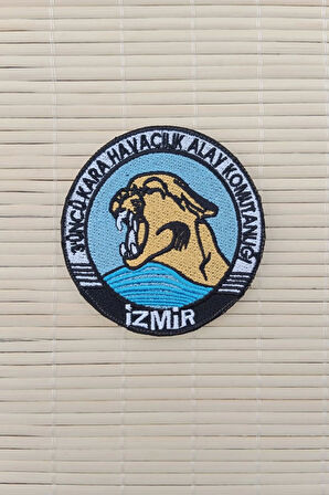 3 uncu Kara Havacilik Alay Komutanligi izmir Yazili Nakis islemeli Arma Pec Patch