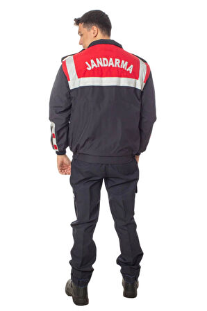 Jandarma Asayis Lacivert Renkli Kollari Cikarilabilir Subay Astsubay Uzman Cavus Kislik Monding Mont Yelek Lacivert Pantolon Alt Ust Takim