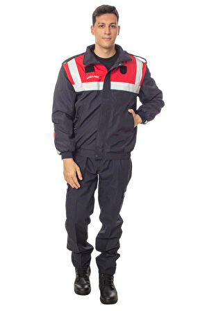 Jandarma Asayis Lacivert Renkli Kollari Cikarilabilir Subay Astsubay Uzman Cavus Kislik Monding Mont Yelek Lacivert Pantolon Alt Ust Takim