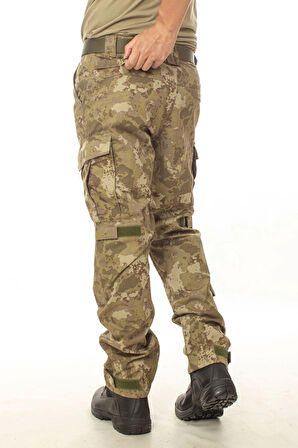 kara kuvvetleri kamuflaj renkli 8 cepli bamsi model kargo cepli airsoft outdoor taktik pantolon