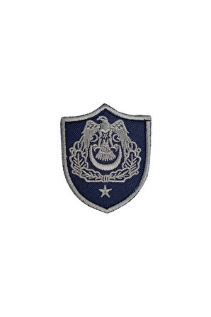 Hava Kuvvetleri Binbasi Subay Lacivert Zemin Kartal Nakisli Sirmali Mini Polar Rutbesi