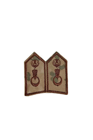 Jandarma Kamuflaj Renkli Nakis islemeli Cirtli Bez Yaka Spoleti