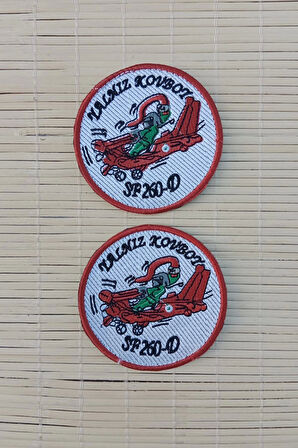 yalniz kovboy sf 260 d nakis islemeli arma pec patch