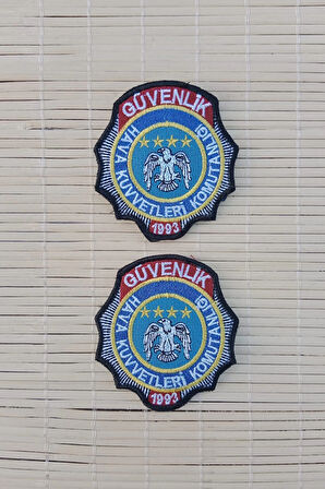 hava kuvvetleri komutanligi guvenlik 1993 nakis islemeli arma pec patch