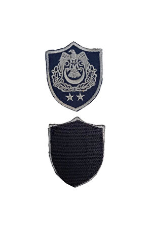 Hava Kuvvetleri Yarbay Subay Lacivert Zemin Kartal Nakisli Sirmali Mini Polar Rutbe