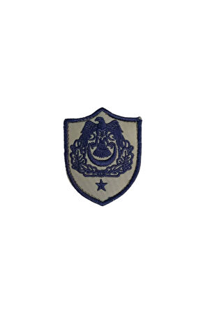 Hava Kuvvetleri Binbasi Subay Gri Zemin Kartal Nakisli Sirmali Mini Tisort Rutbesi