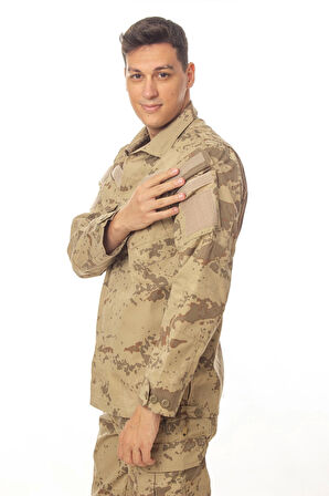 jandarma kamuflaj renkli 4 cepli uzun kollu taktik gomlek komando gomlegi