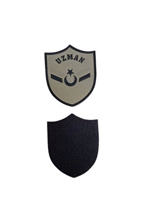 Hava Kuvvetleri Uzman Onbasi Gri Zemin Nakisli Mini Tisort Rutbesi