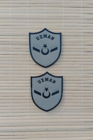 Hava Kuvvetleri Uzman Onbasi Gri Zemin Nakisli Mini Tisort Rutbesi