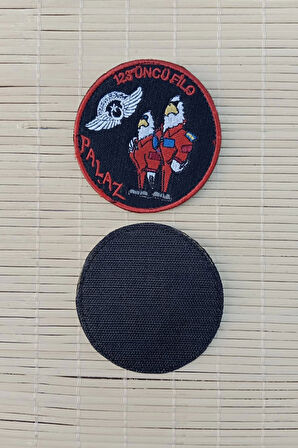 123.cu filo palaz siyah zemin nakis islemeli arma pec patch
