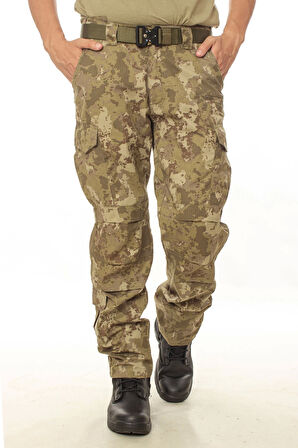 kara kuvvetleri kamuflaj renkli 8 cepli bamsi model kargo cepli airsoft outdoor taktik pantolon