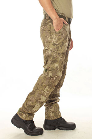 kara kuvvetleri kamuflaj renkli 8 cepli bamsi model kargo cepli airsoft outdoor taktik pantolon