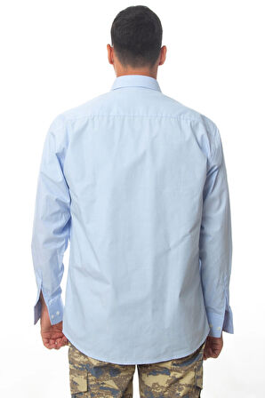 hava kuvvetleri mavi renkli astsubay ve uzman cavus uzun kollu harici gomlek