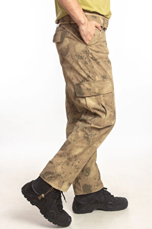 Jandarma Dogu col Kamuflaj Renkli Kargo Cepli Airsoft Taktik Askeri Pantolon