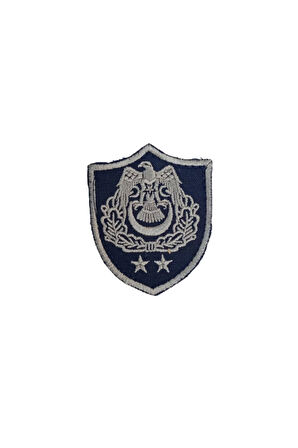 Hava Kuvvetleri Yarbay Subay Lacivert Zemin Kartal Nakisli Sirmali Mini Polar Rutbesi