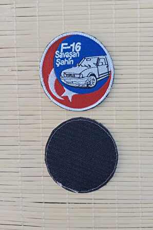 f 16 savasan sahin nakis islemeli arma pec patch