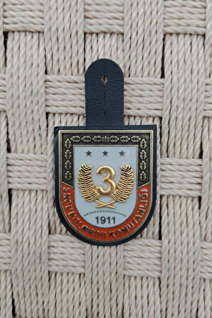 3 ncu Kolordu komutanligi 1911 1 nolu harici metal gogus brovesi