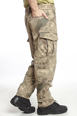 Jandarma Komando col Kamuflaj Renkli Kargo Cepli Airsoft Taktik Askeri Pantolon