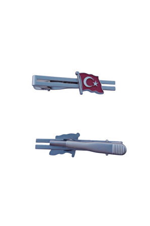 Dalgalanan Bayrak paslanmaz celik mineli renk atmaz masali kravat ignesi